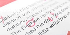 corrigeant des textes