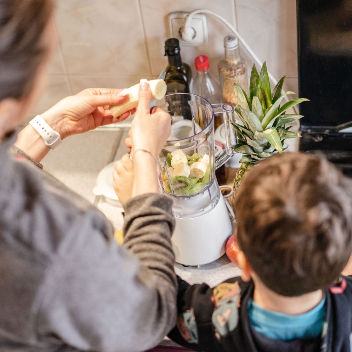 Smoothie prepare au mixeur