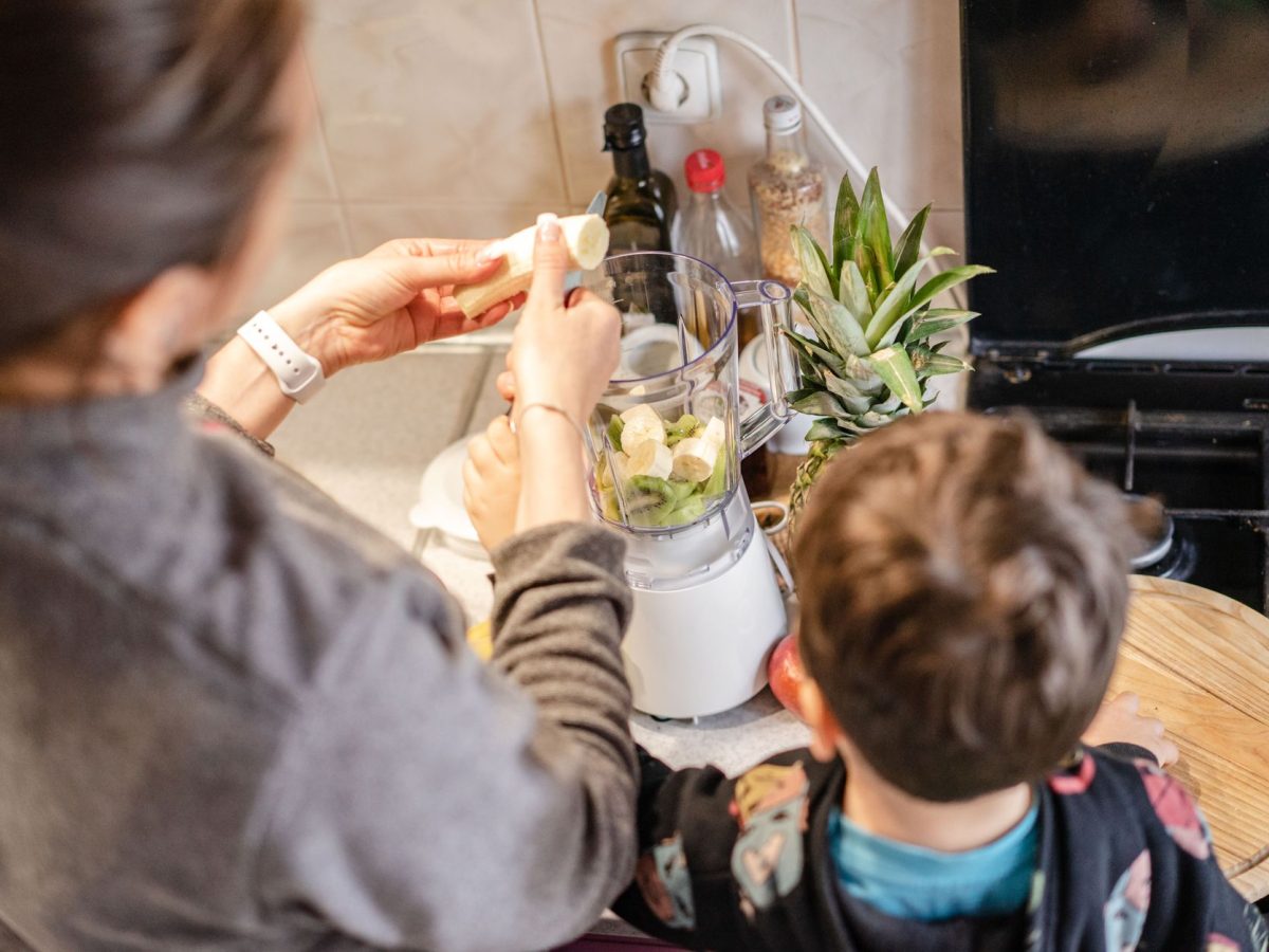 Smoothie prepare au mixeur