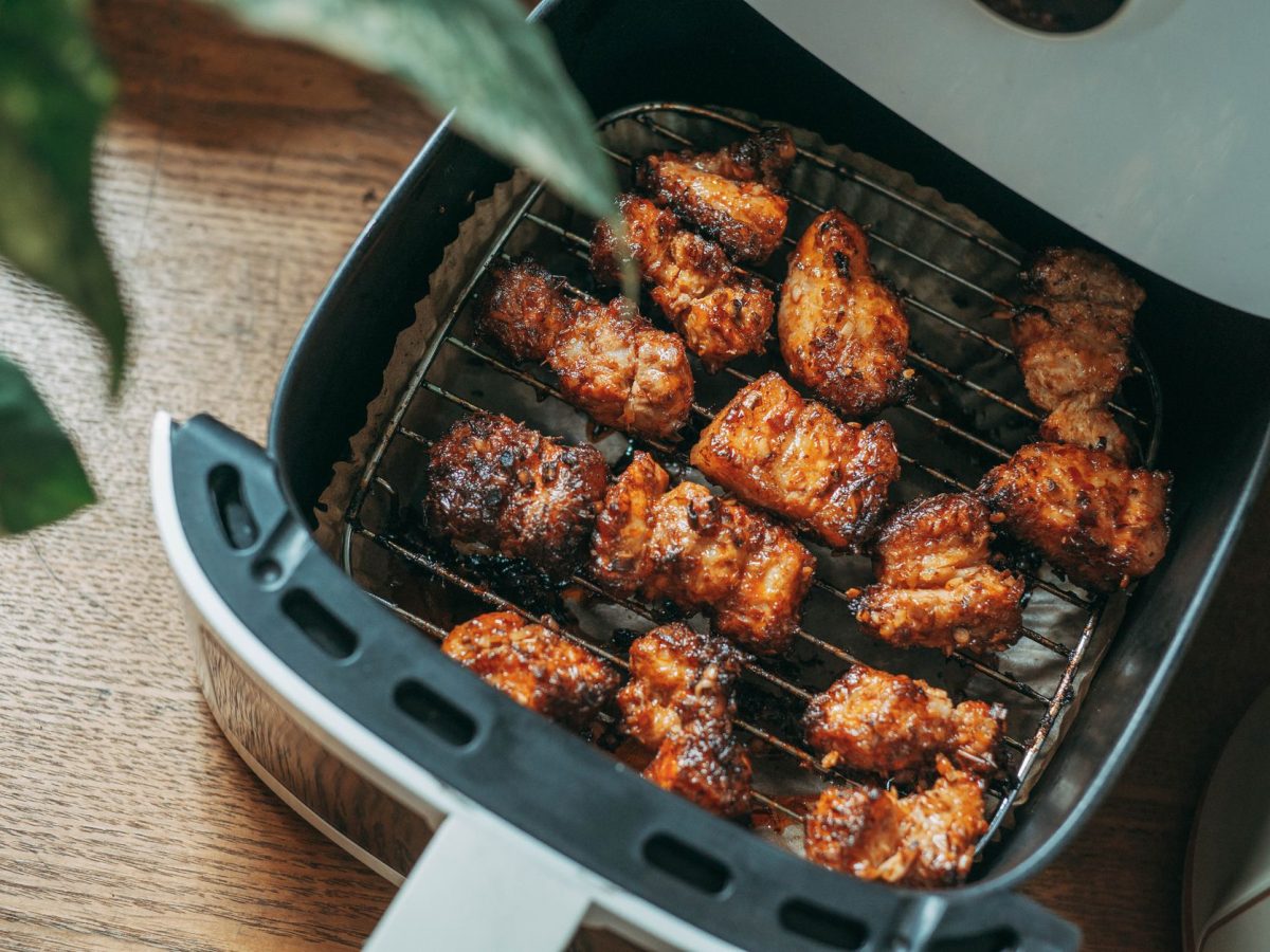 Friteuse a air en cuisine
